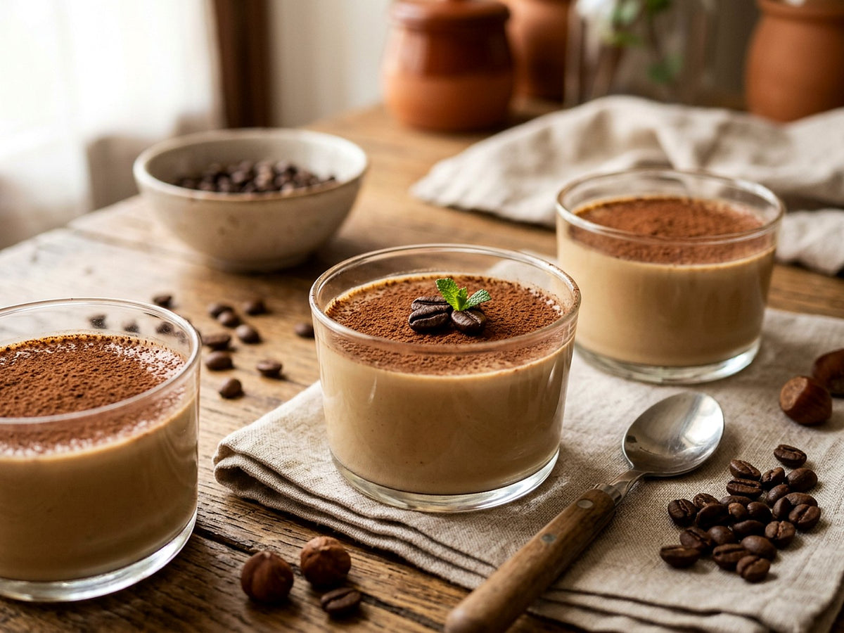 Panna cotta au café et à la liqueur de café