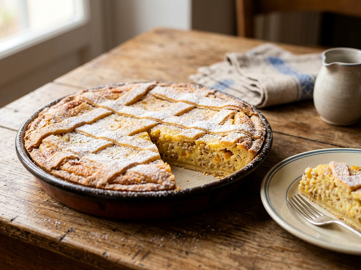 Pastiera napolitaine au blé cuit