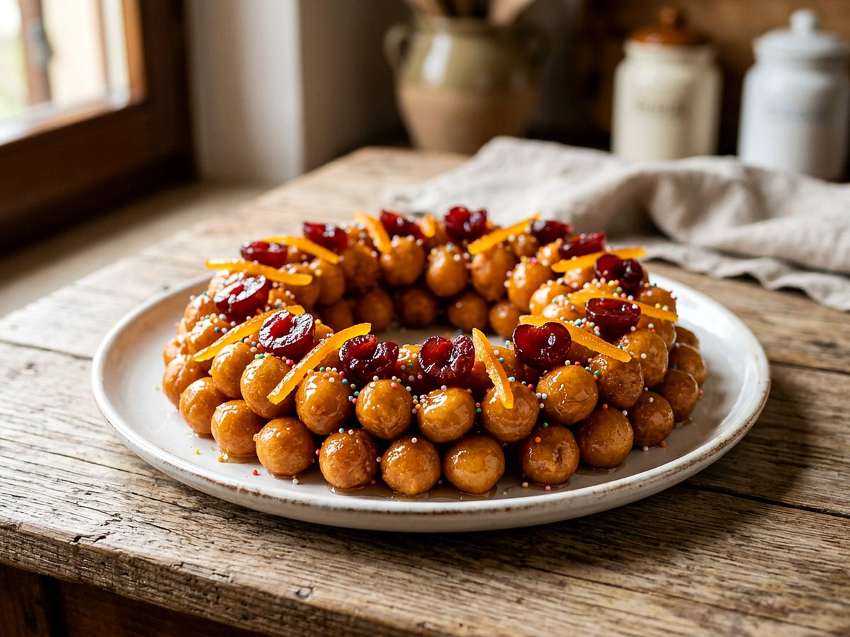 Struffoli napolitains au miel
