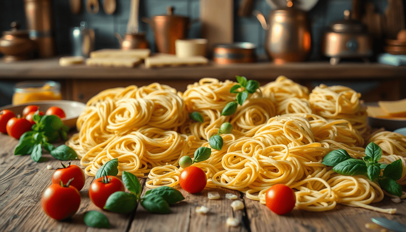 Pâtes artisanales italiennes faites à la main – tradition culinaire italienne et savoir-faire familial EasyGusto