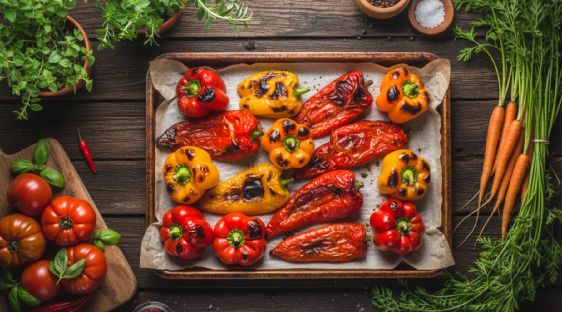 Poivrons farcis au four maison selon la recette traditionnelle de Maria Pia