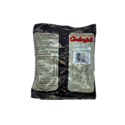 Vue arrière du paquet de bonbons Ambrosoli Fior di Liquirizia 150g avec informations nutritionnelles et ingrédients. Idéal pour les fans de stoptou, cocobat et bonbon réglisse.