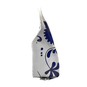 Design de l'emballage des Chocolats au Cœur d'Amarena Fabbri Maxtris 150g avec un motif floral bleu.