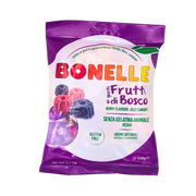Paquet Bonelle Frutti di Bosco 160g - Bonbons aux saveurs de fruits des bois, végan et sans gluten.