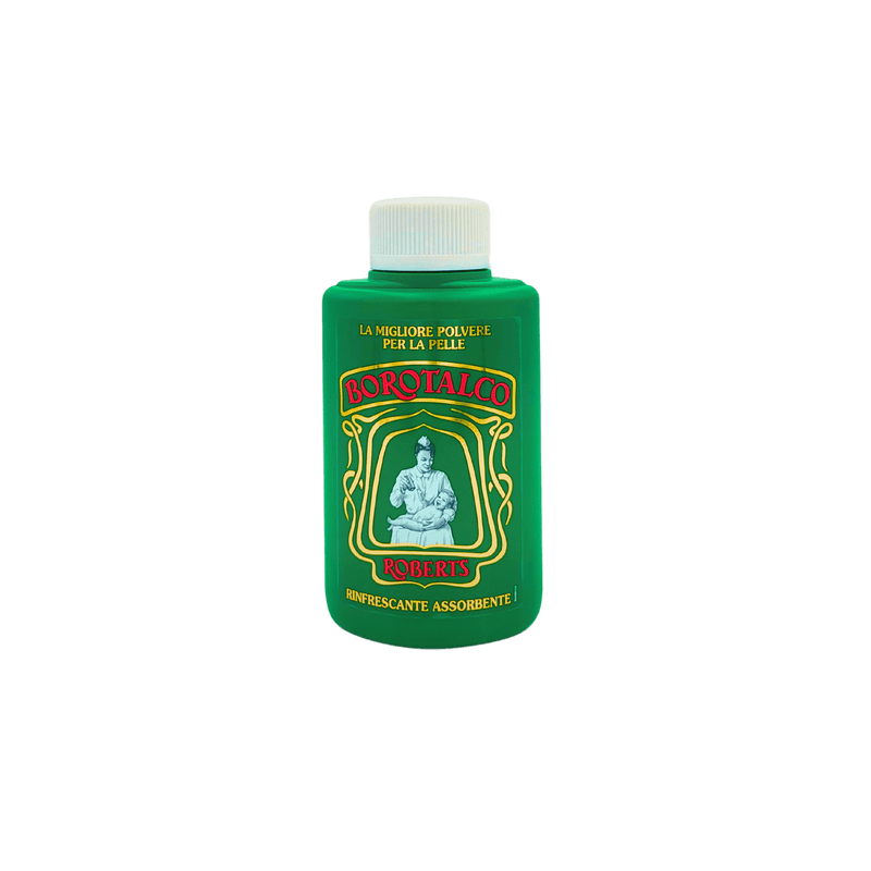 Poudre de talc rafraîchissante et absorbante Borotalco Roberts, flacon de 100g vue avant