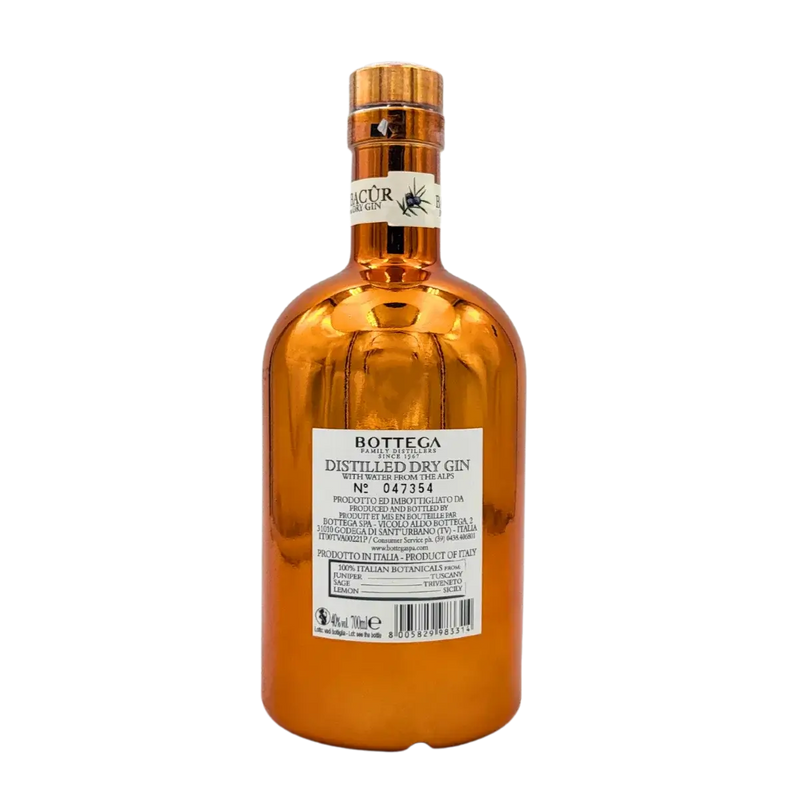 Bottega, Gin Bagûr : L'héritage de la tradition de distillation familiale depuis 1967