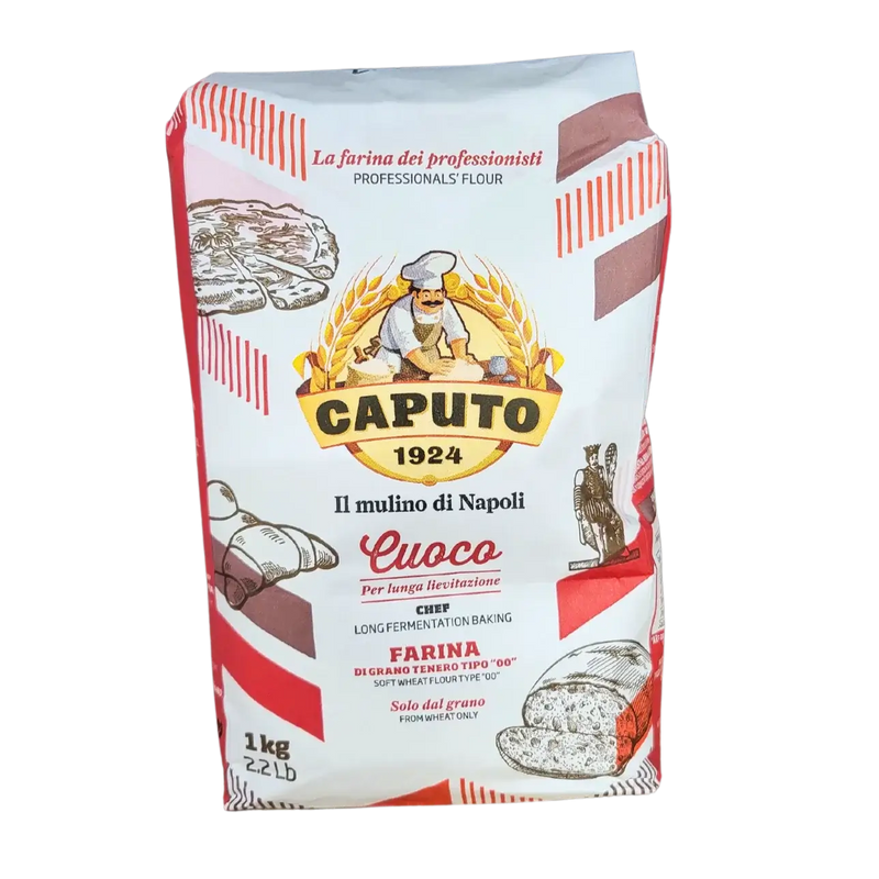 Farine Italienne de Blé Tendre Type "00" Cuoco Levée Longue Caputo 1kg