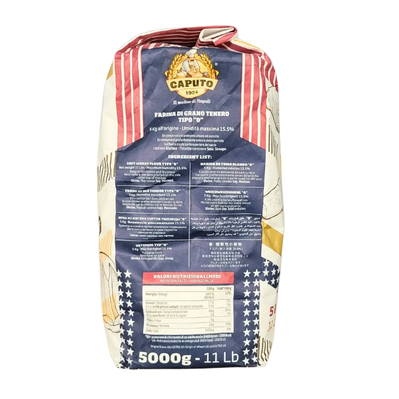 Farine Italienne de Blé Tendre Type "0" Manitoba Oro Caputo 5 kg