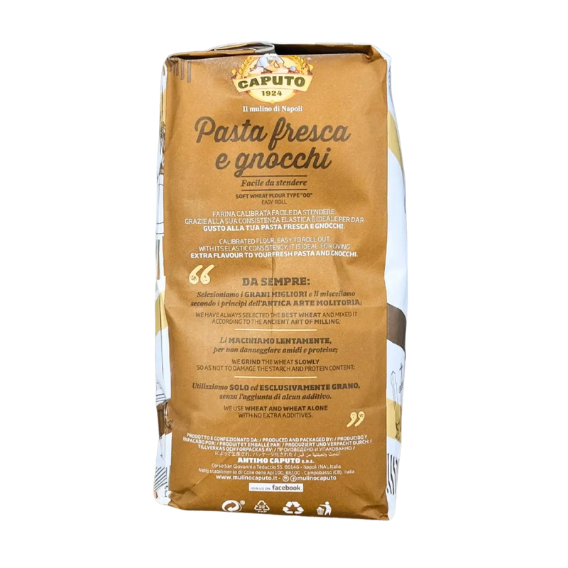 Farine Italienne de Blé Tendre Type "00" Pasta Fresca e Gnocchi Caputo 5kg