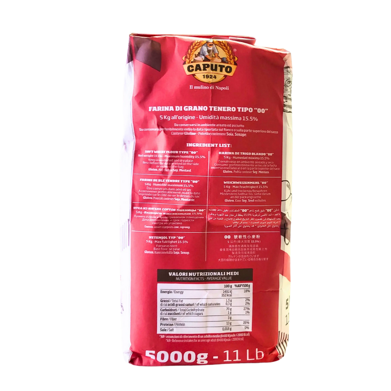 Farine Type "00" saccorosso Caputo 5kg