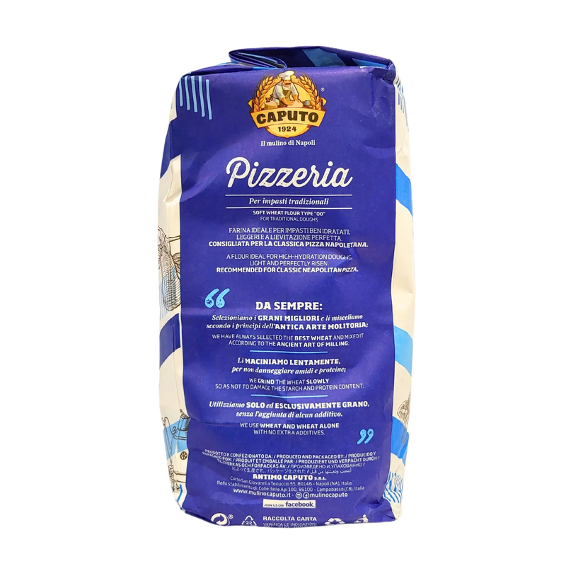Farine Italienne de Blé Tendre Type "00" Pizza Traditionnel Caputo 5kg