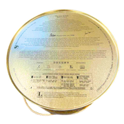 Vue du dessous de la boîte de Panettone Classico Loison 750g, avec informations sur le recyclage et description du produit en plusieurs langues.
