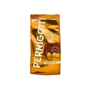 Chocolats pralinés Pernigotti Gianduiotto dans un emballage doré, parfaits pour une gourmandise de choix et un accompagnement de café.