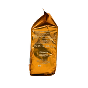 Vue arrière de l'emballage des pralines Pernigotti Gianduiotto, mettant en évidence les ingrédients et les informations nutritionnelles, 140g.
