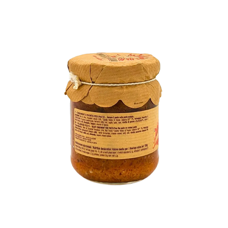 Pesto Rouge Sauce Calabrese Delizie di Calabria 180g