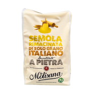 Hartweizengrießmehl La Molisana 1 kg, 100% italien, steingemahlen, weißes Verpackung für Brot und Gebäck