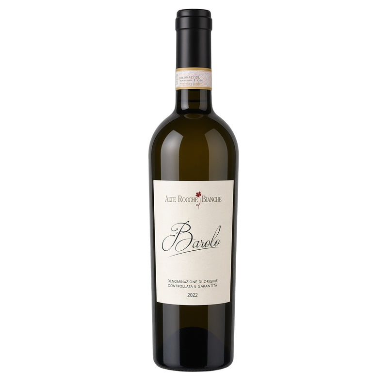 Packshot Alte Rocche Bianche Barolo DOCG 2022 75cl fond blanc
