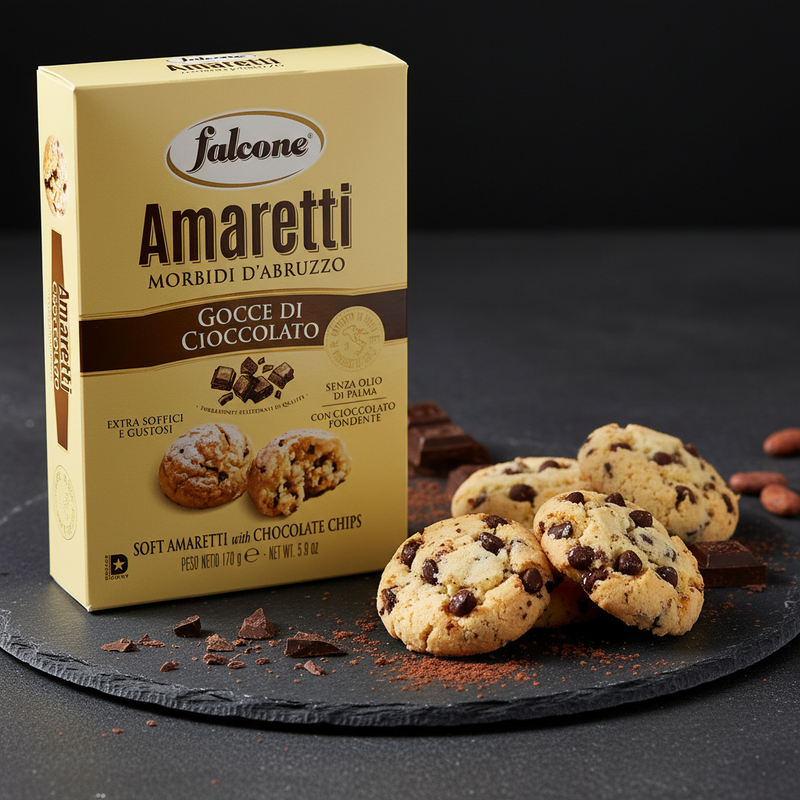 Amaretti chocolat – Falcone recette d’Abruzzo (170g) - en situation d'usage