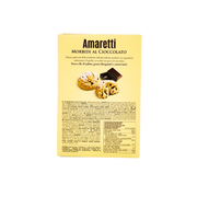 Dos du paquet d'Amaretti morbidi d'Abruzzo Falcone 170g avec informations produit