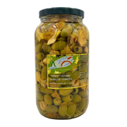 Mélange apéritif italien Fantasia en huile de tournesol – olives et artichauts Antica Valle d’Ofanto 2,9kg