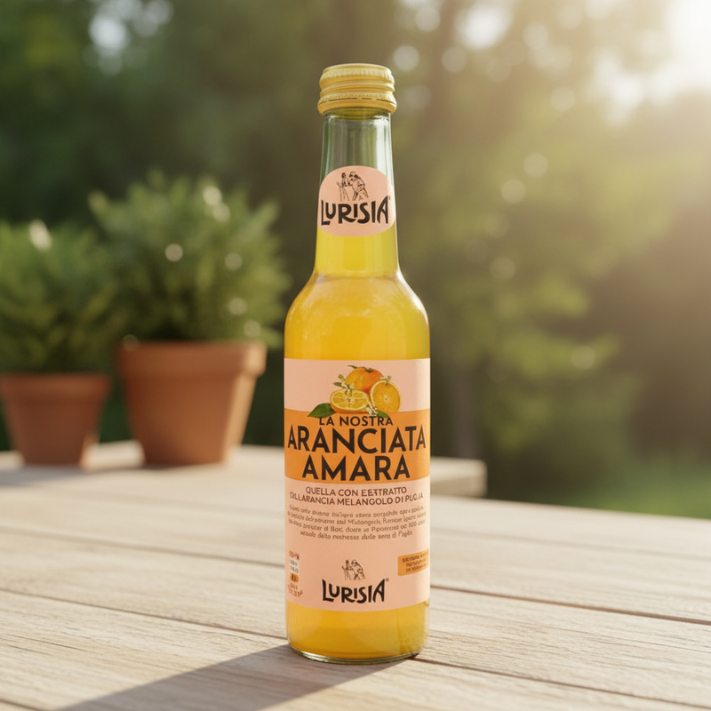 Aranciata Amara Lurisia – Bittere Orangenlimonade (27,5 cl) 