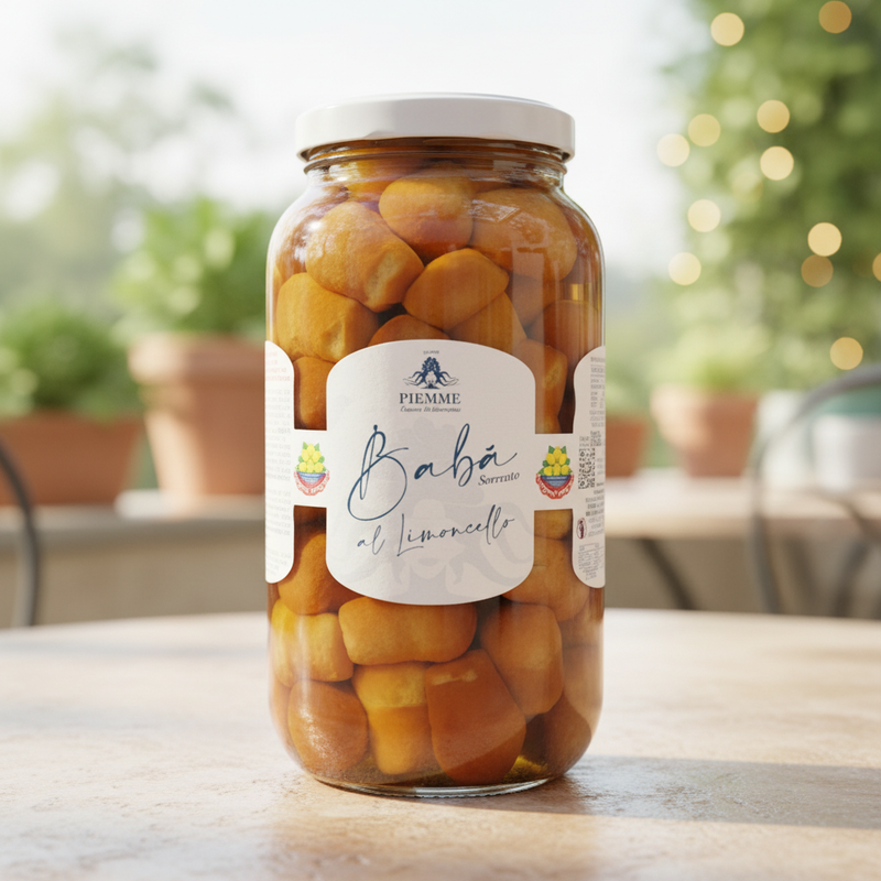 Babà mit Limoncello aus Sorrent Piemme – Handwerkliches Dessert (3150 g)