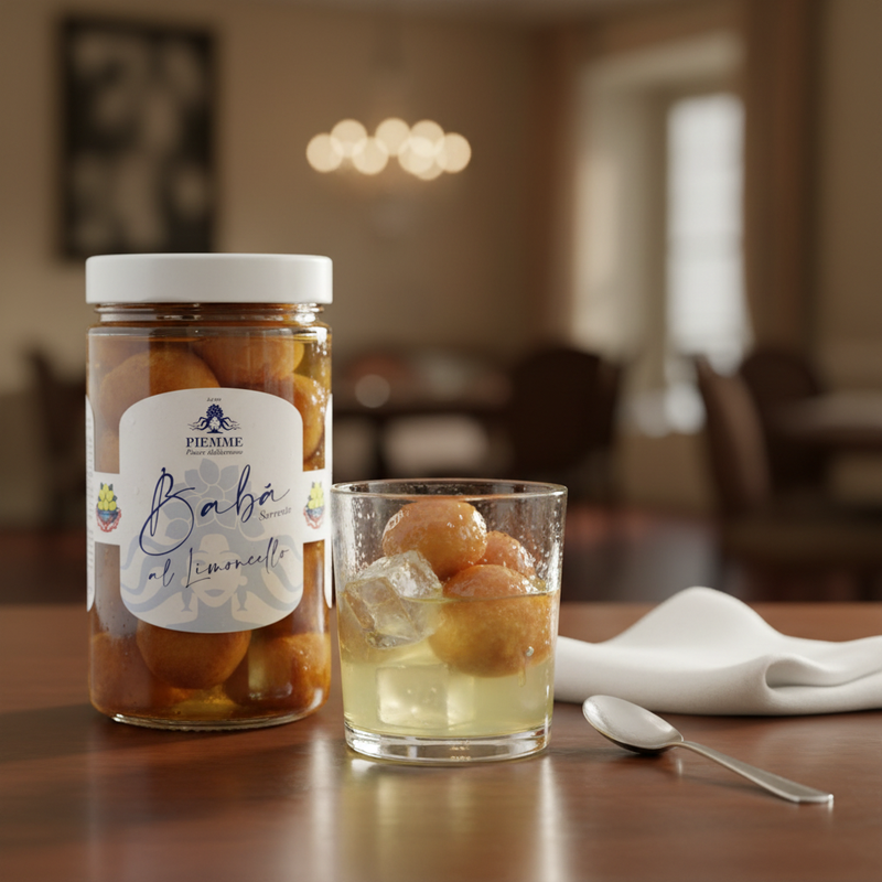 Baba au Limoncello Piemme - Dessert italien moelleux (600 g) — en situation