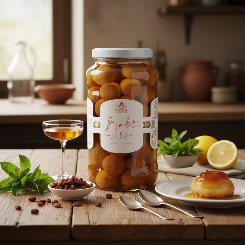 Baba au Rhum Piemme - Artisanal de Sorrente (3150g) - en situation d'usage