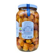 Vue arrière d'un bocal de Babà au Limoncello italien avec étiquette nutritionnelle et informations détaillées sur les valeurs énergétiques et ingrédients.