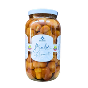 Babà au Limoncello dans un bocal de 3150g, produit artisanal italien de Piemme avec une étiquette élégante et détaillée.