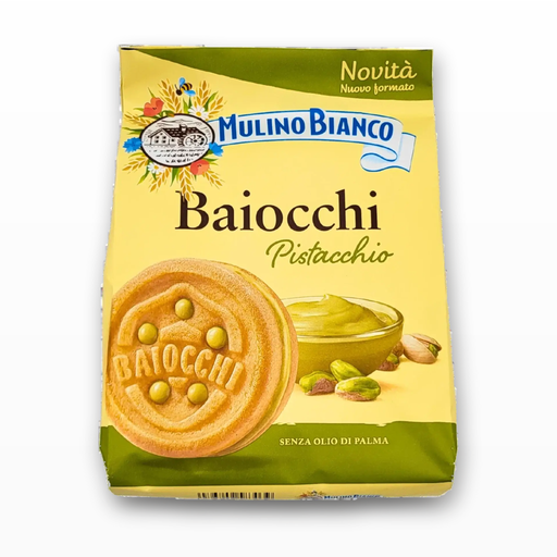Biscuits Pistache Mulino Bianco - Fourrage crème pistache (240g) — face avant