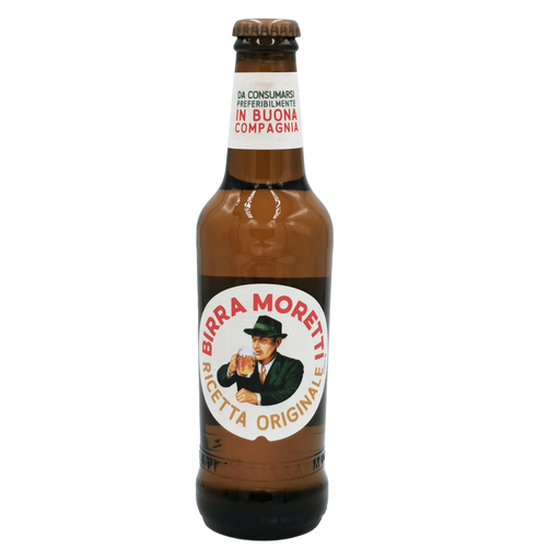 Birra Moretti – Blonde Italienne Authentique (33 cl) — face avant