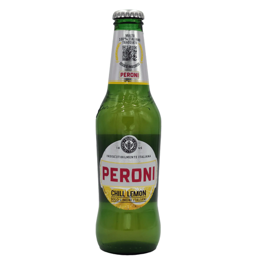 Bière Peroni Chill Lemon – Saveur Citron (33 cl) — face avant