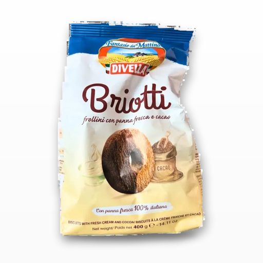Biscuits Briotti Divella - Sablés Cacao & Crème (400 g)