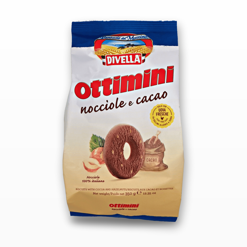 Biscuits Chocolat Noisette Divella - Nocciola e Cacao (350 g)