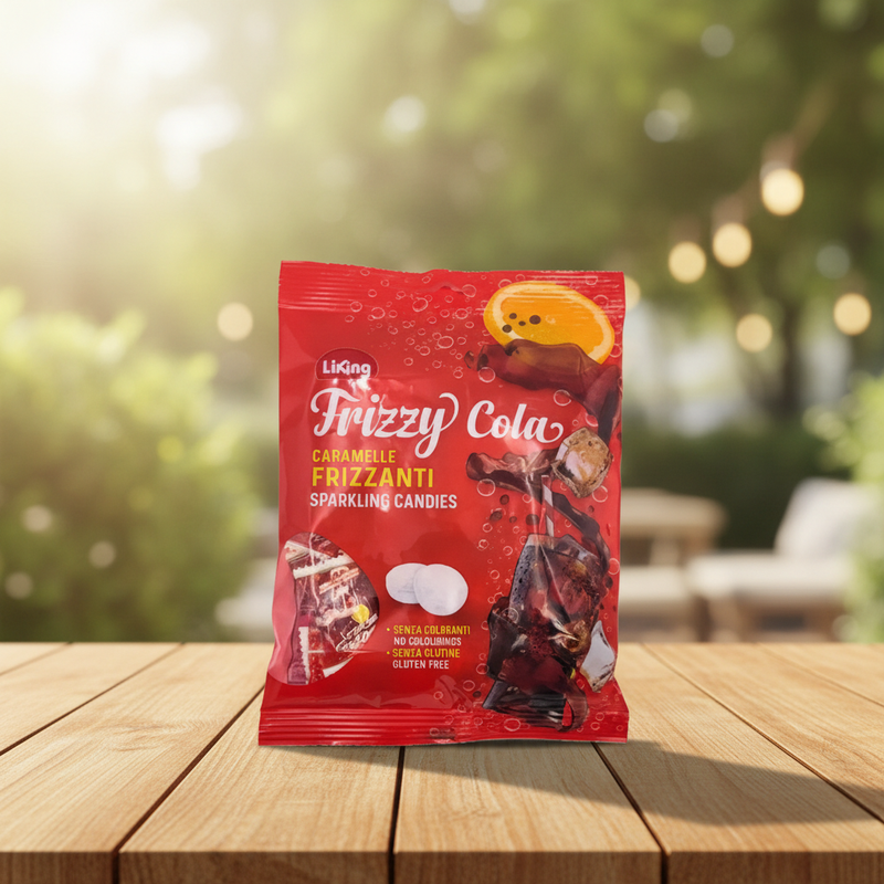 Prickelnde Cola-Bonbons Glutenfrei Liking - Prickeleffekt (150 g)