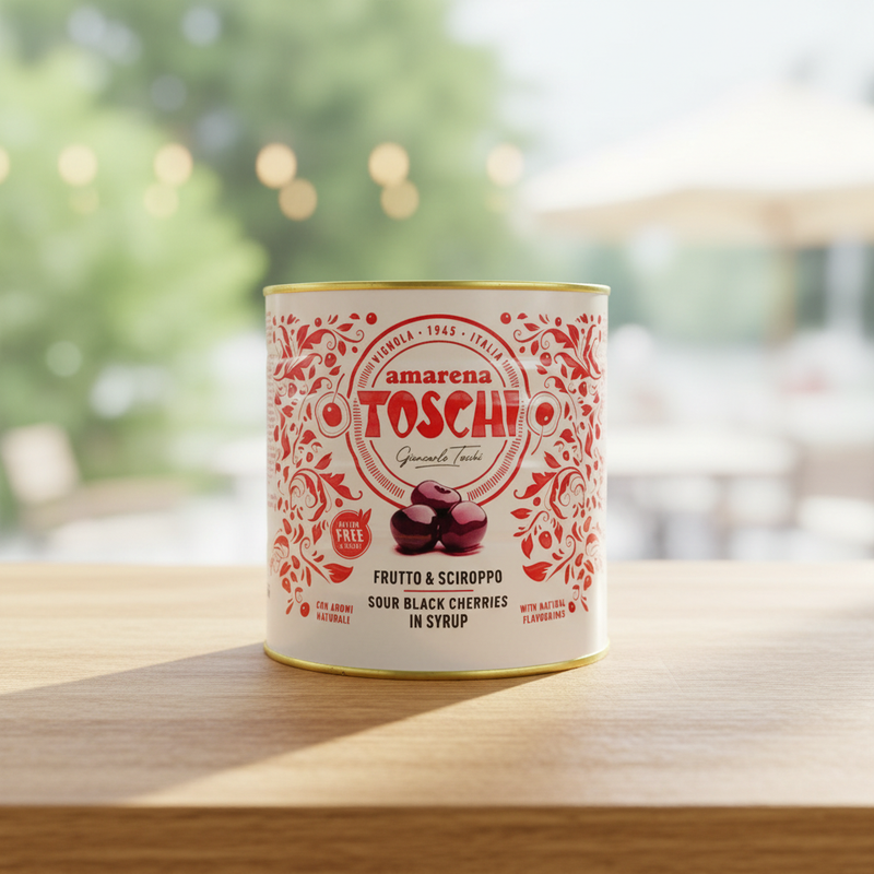 Amarena-Kirschen im Sirup – Toschi Familienformat (2,7kg) 