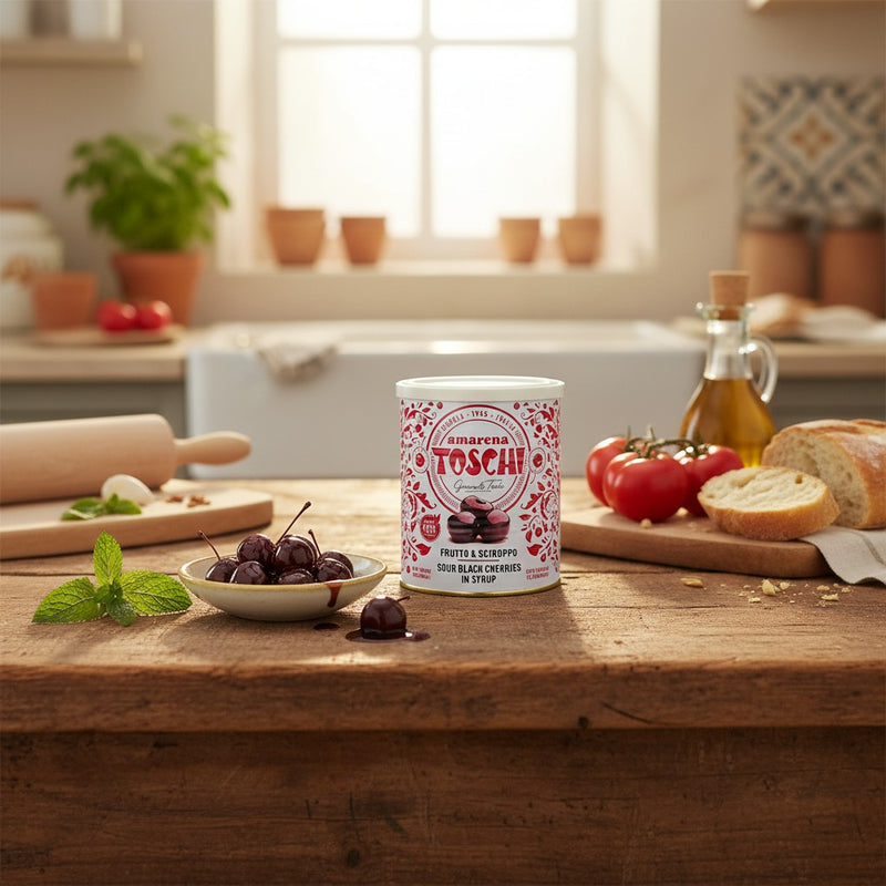 Cerises Amarena au Sirop – Toschi Premium (1kg) — cuisine italienne authentique