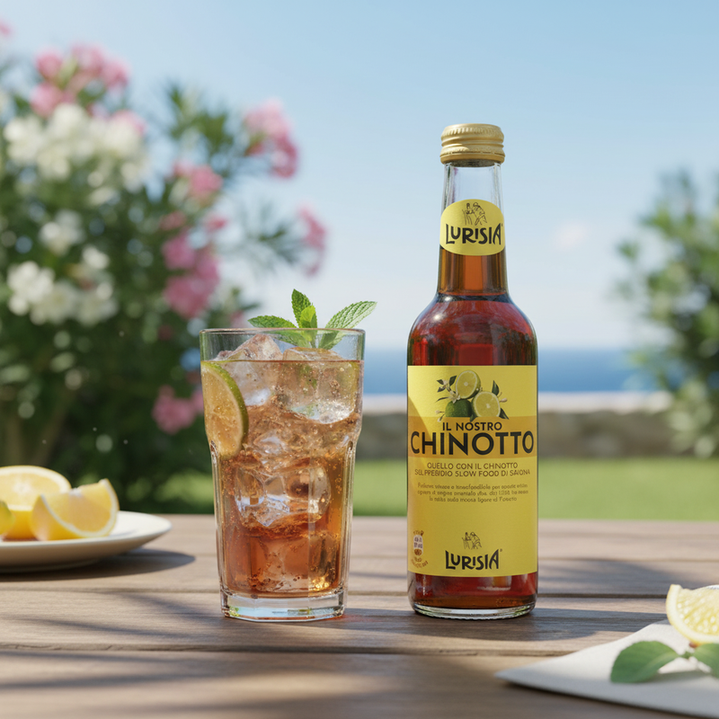 Chinotto Lurisia - Saveur Italienne (27,5 cl) — en situation