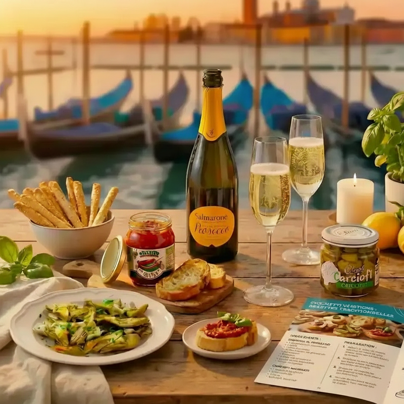 Coffret Aperitivo Veneto VIP : L'Art de l'Apéro Italien - en situation d'usage