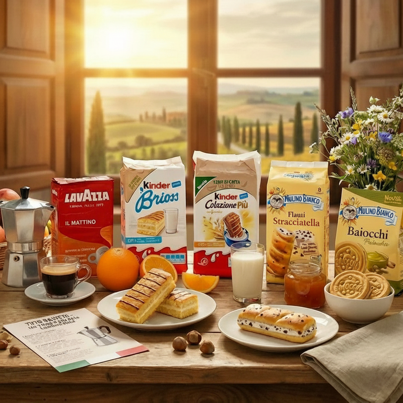 Coffret Petit-Déjeuner "Dolce Risveglio" : Édition Kinder & Lavazza - en situation d'usage