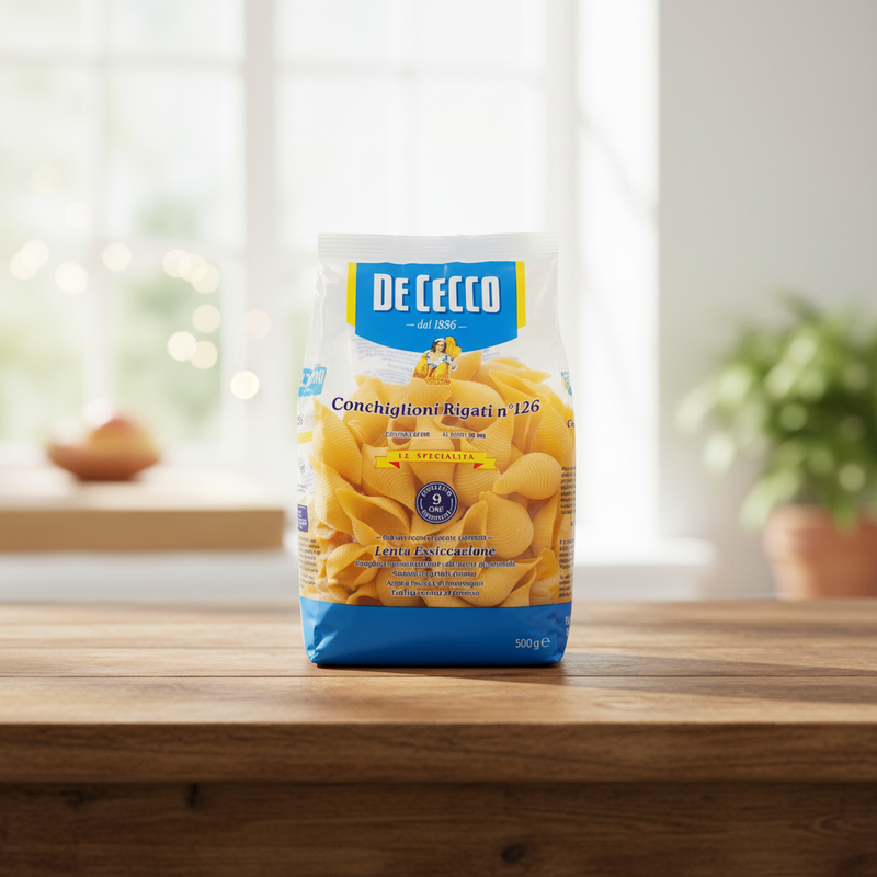 Conchiglioni Rigati De Cecco – Format (500 g) 