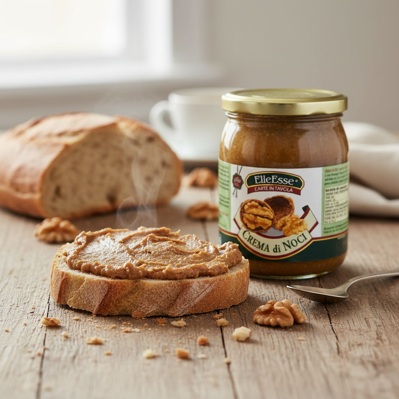 Crème de Noix ElleEsse - Onctuosité & Saveur Italienne (520 g) - en situation d'usage