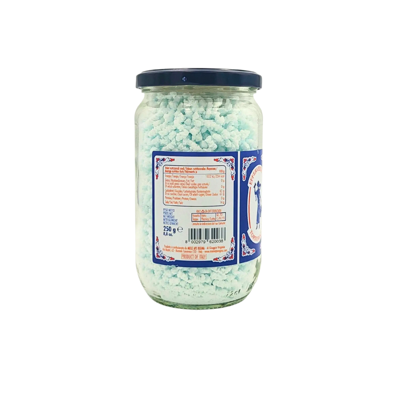 Pot de sel effervescent Tortoroglio 250g - Informations nutritionnelles et code-barres.