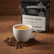 Capsules Nespresso CaféMoka - Espresso Forte (50 pcs) - en situation d'usage