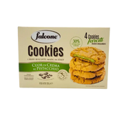 Boîte de cookies Falcone fourrés à la crème de pistache, vue avant - 200g