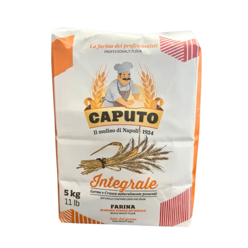 Farine Complète Caputo - Blé Intégral avec Germe & Son (5 kg) — face avant