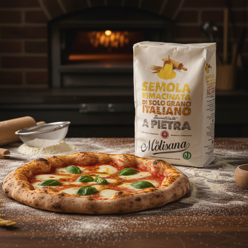Semoule de Blé Dur La Molisana - 100 % Italien (1 kg) - en situation d'usage