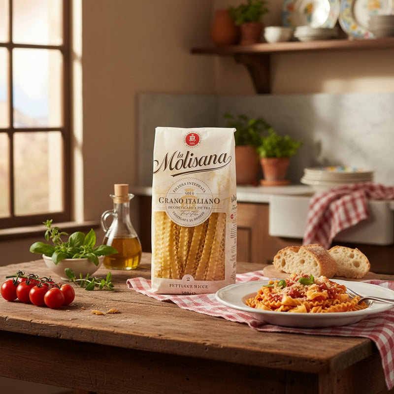 Fettuccine Ricce La Molisana – Pâtes longues artisanales (500 g) — cuisine italienne authentique