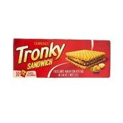 Ferrero Tronky sandwich biscuit gaufrette au chocolat et noisettes, format familial 10 pièces